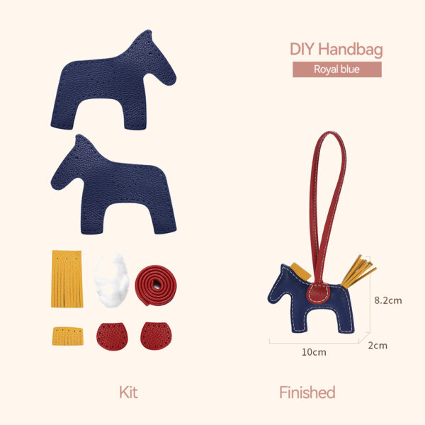 LeCynBaySheep Leather Flying Horse Charm DIY Kits