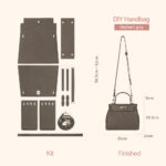 LeCynBay Top Grain Leather New Kelly Bag DIY Kit