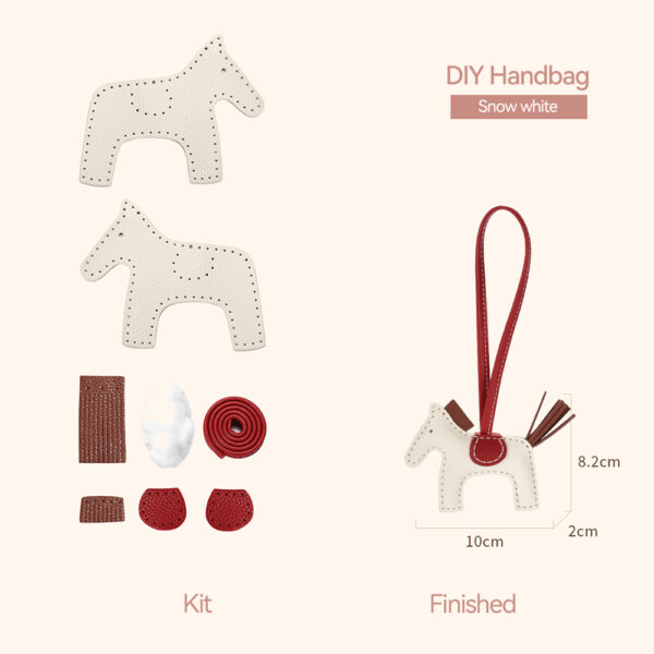 LeCynBaySheep Leather Flying Horse Charm DIY Kits