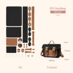 Lady Leather Fashion Crossbody Satchel Bag DIY Kit