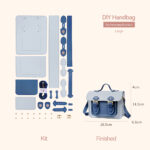 Lady Leather Fashion Crossbody Satchel Bag DIY Kit