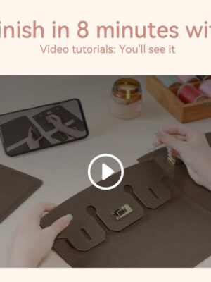 LeCynBay Top Grain Leather Birkin bag DIY Kit
