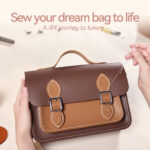 Lady Leather Fashion Crossbody Satchel Bag DIY Kit