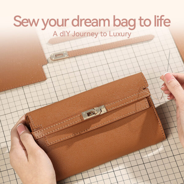 LeCynBay Top Grain Leather Inspired Kelly Bag DIY Kit
