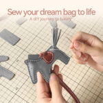 LeCynBaySheep Leather Flying Horse Charm DIY Kits