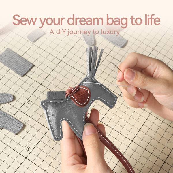 LeCynBaySheep Leather Flying Horse Charm DIY Kits
