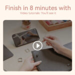 LeCynBay Top Grain Leather Jypsiere Crossbody Bag DIY Kit