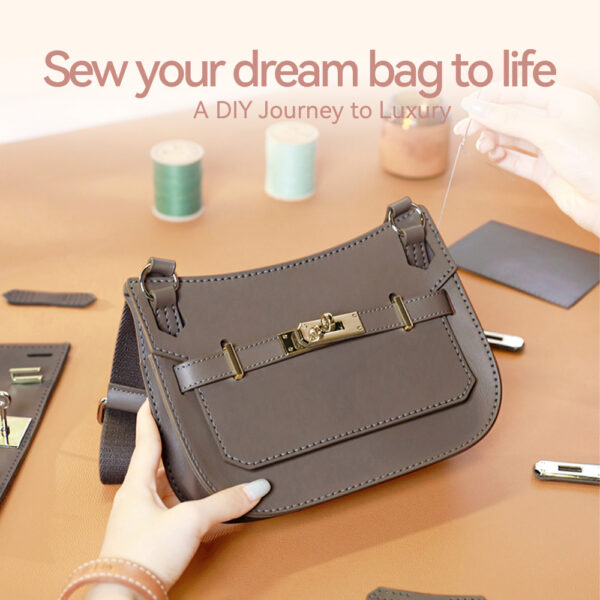 LeCynBay Top Grain Leather Jypsiere Crossbody Bag DIY Kit