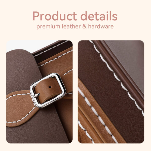 Lady Leather Fashion Crossbody Satchel Bag DIY Kit