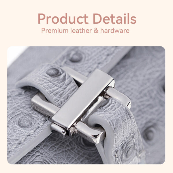 LeCynBay DIY Leather Lunch Box Bag Kit – Premium Full-Grain Cowhide, Customizable Unisex Tote