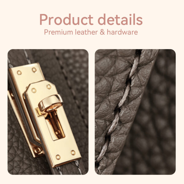 LeCynBay Top Grain Leather New Kelly Bag DIY Kit