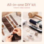 Lady Leather Fashion Crossbody Satchel Bag DIY Kit