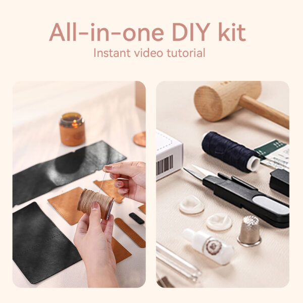LeCynBay Men's DIY Leather Wallet Kit – Handcraft Your Luxury  