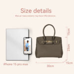 LeCynBay Top Grain Leather Birkin bag DIY Kit