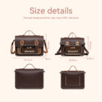 Lady Leather Fashion Crossbody Satchel Bag DIY Kit