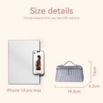 LeCynBay DIY Leather Lunch Box Bag Kit – Premium Full-Grain Cowhide, Customizable Unisex Tote