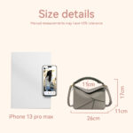 LeCynBay DIY Geometric Leather Bag Kit - Premium Full-Grain Cowhide for Beginners