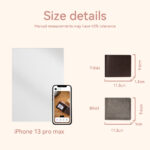 LeCynBay DIY Men's Leather Wallet Kit - Full Grain Cowhide Bifold/Trifold with Free Engraving (Father's Day Gift Idea)