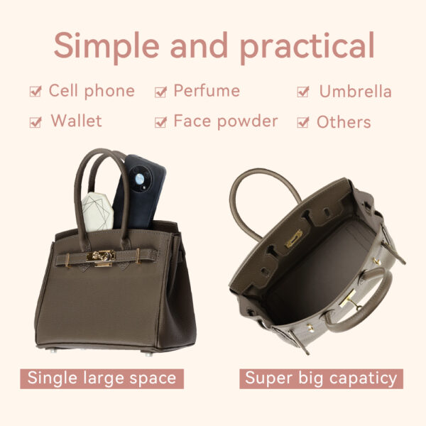 LeCynBay Top Grain Leather Birkin bag DIY Kit