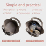 Top Grain Leather Lady Picotin Lock Totes Bag DIY Kit