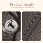 LeCynBay Top Grain Leather Fashion Lindi Handbag DIY Kit