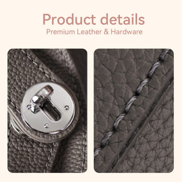 LeCynBay Top Grain Leather Fashion Lindi Handbag DIY Kit