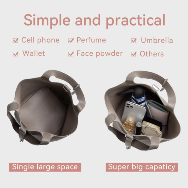Top Grain Leather Lady Picotin Lock Totes Bag DIY Kit