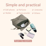 LeCynBay DIY Geometric Leather Bag Kit - Premium Full-Grain Cowhide for Beginners