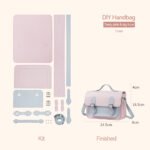 Lady Leather Fashion Crossbody Satchel Bag DIY Kit