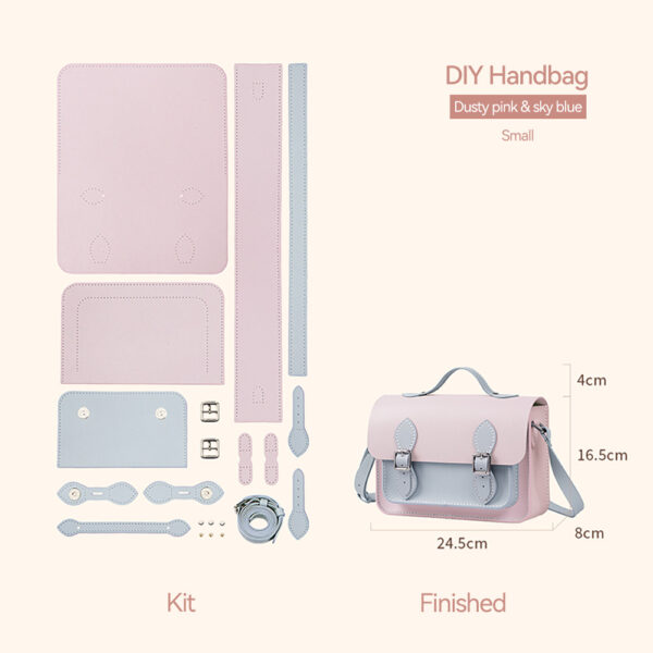 Lady Leather Fashion Crossbody Satchel Bag DIY Kit