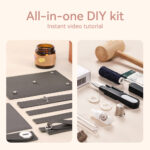 LeCynBay Top Grain Leather Fashion Lindi Handbag DIY Kit