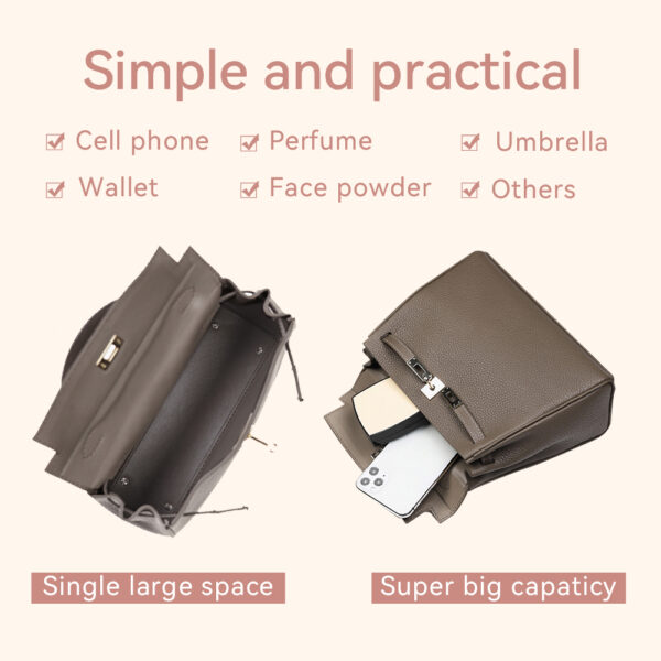 LeCynBay Top Grain Leather New Kelly Bag DIY Kit