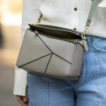 LeCynBay DIY Geometric Leather Bag Kit - Premium Full-Grain Cowhide for Beginners