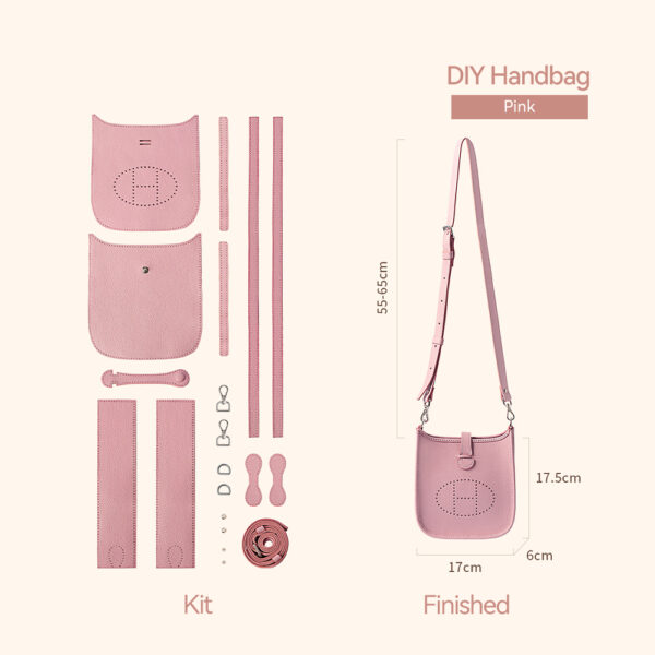 LeCynBay Full Grain Leather Mini Eveline Bag DIY Kit