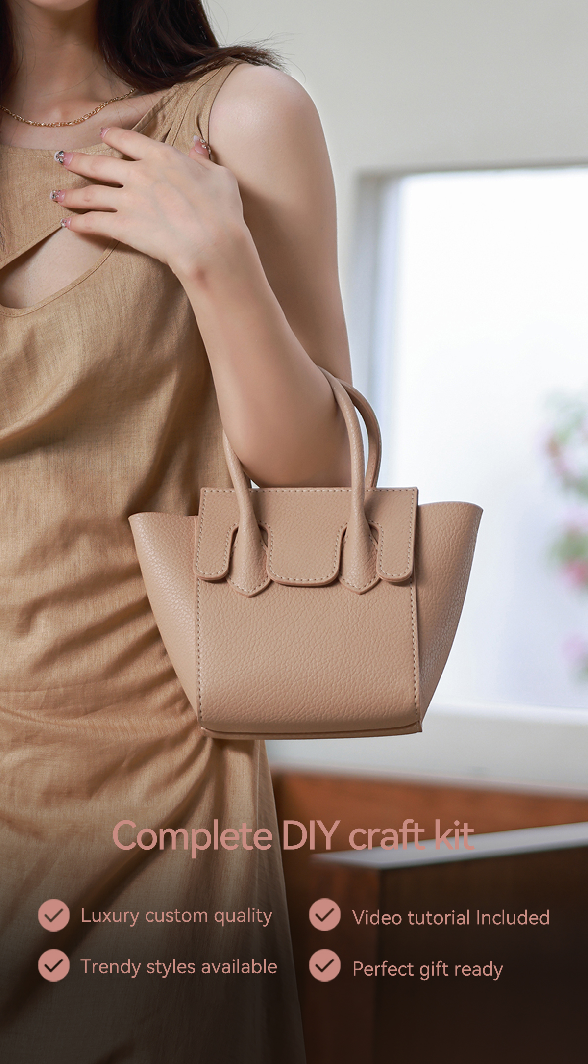 LeCynBay Leather Wings Handbag DIY Kits  