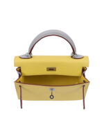 Kelly 25 Sellier in Epsom Leather - Elephant Gray with Silver Hardware