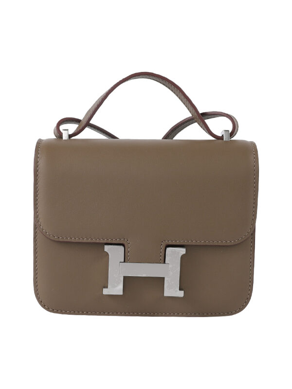 Constance 18 in Swift Leather - Khaki with Gold Hardware (Blind Stamp, Full Set)