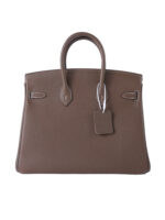 Birkin 25 Handbag in Premium Togo Leather - Etoupe with Palladium Hardware